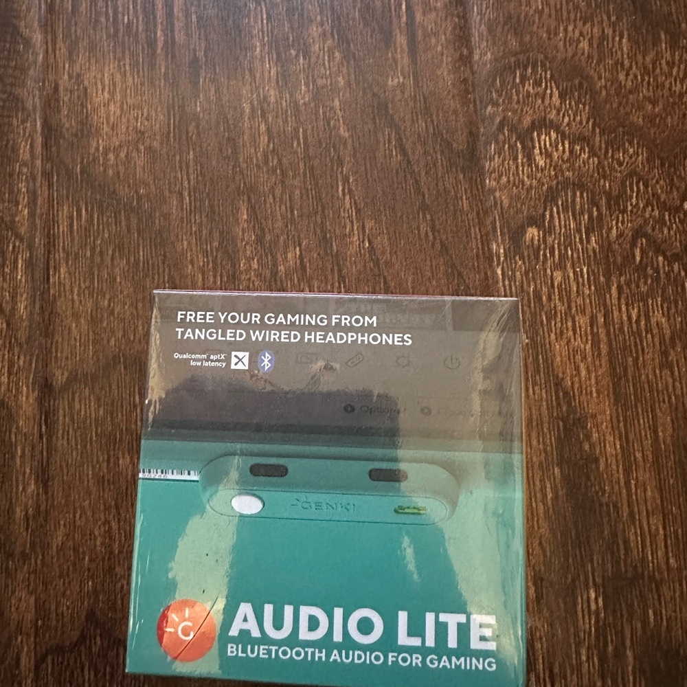 GENKI Audio Lite Bluetooth 5.0 Adapter for Nintendo Switch, Blue - NEW